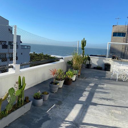 Cobertura Com Area Externa Com Vista Para O Mar Na Melhor Praia Do Guaruja Tombo Lägenhet Exteriör bild